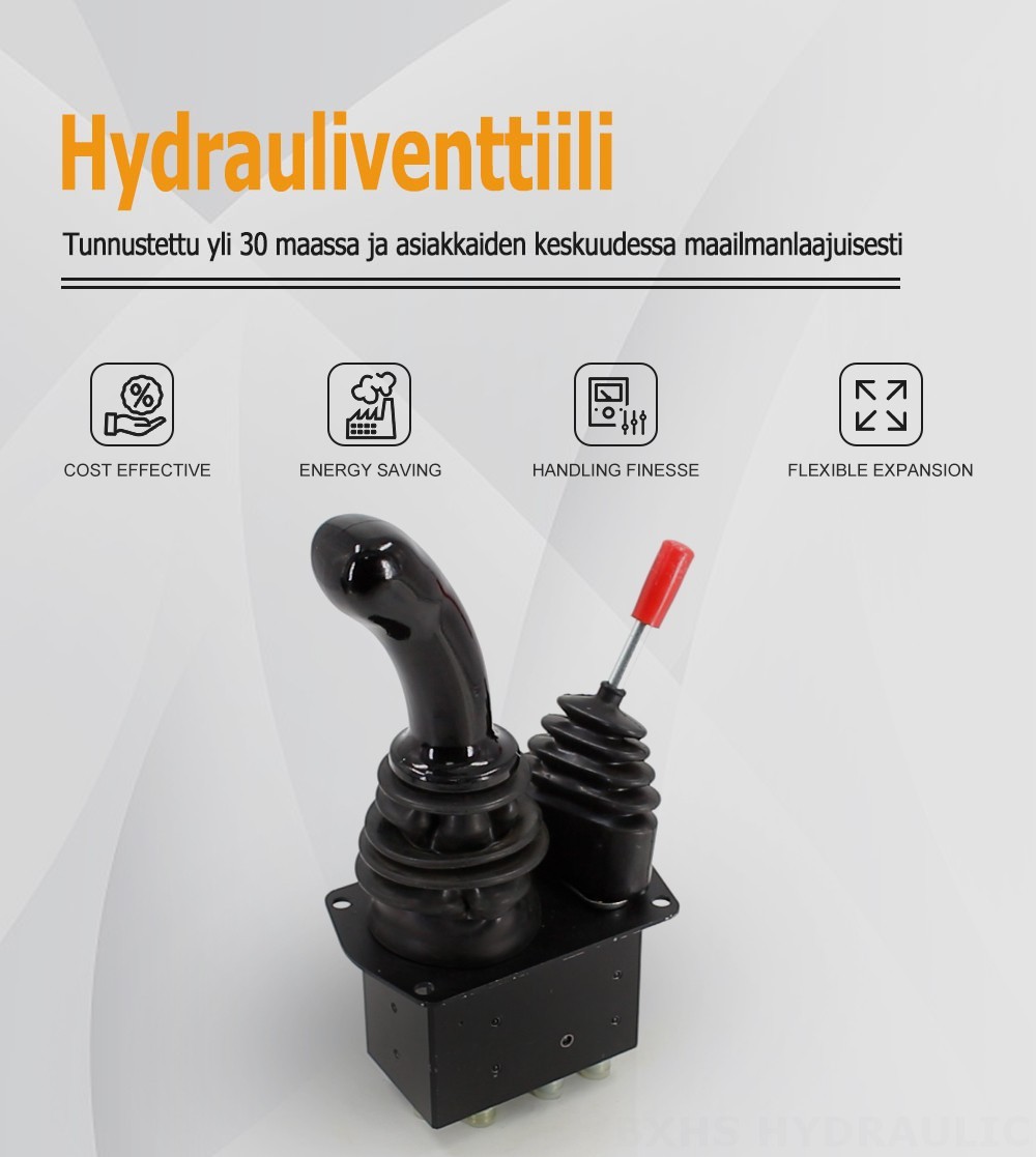 XDF-3X Hydraulinen ja manuaalinen 2 jakajaa Hydraulinen ohjaussauva