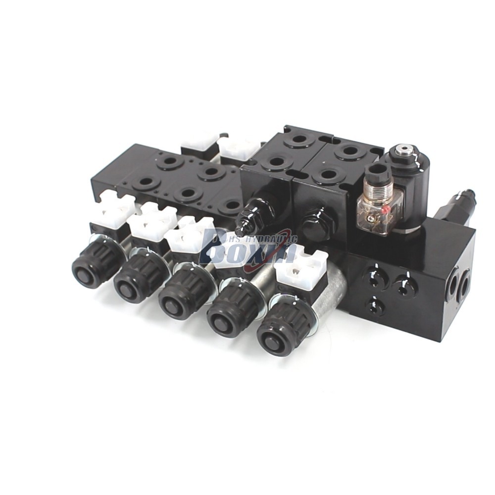 Hydraulic Valve Manufacturer Providing DCV56-H 5 Spool Solenoid Sectional Valves main image
