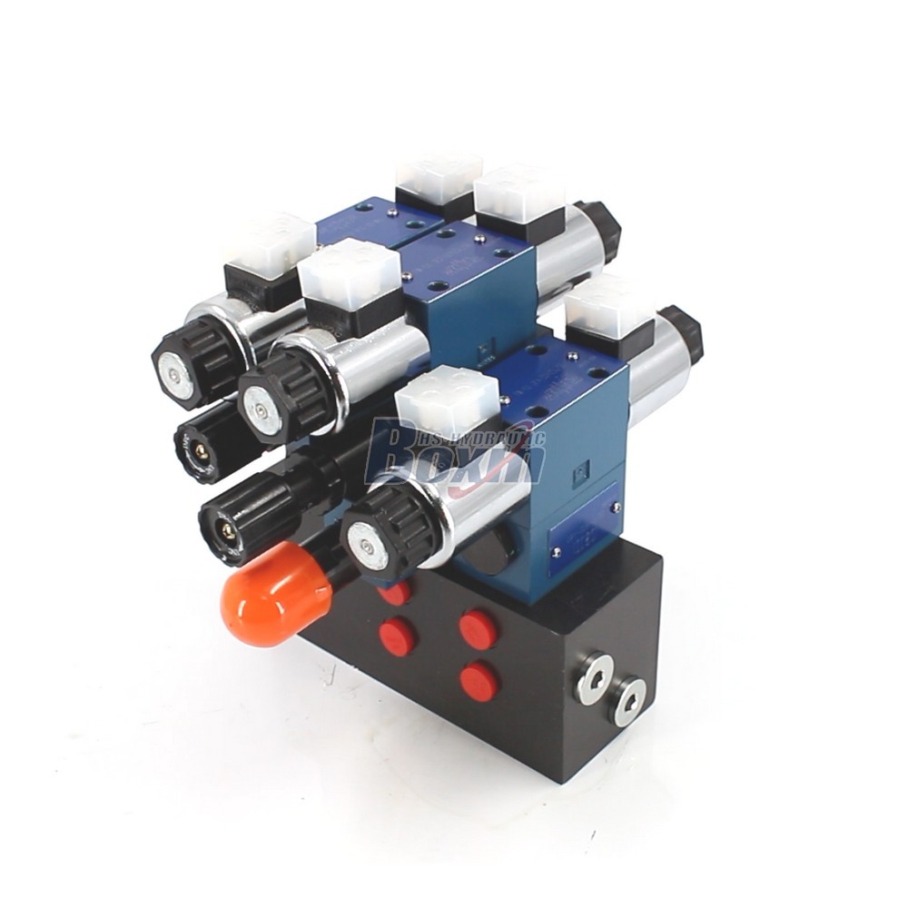 HSBS06 Hydraulic Solenoid Valve with 3 Spool Configuration main image