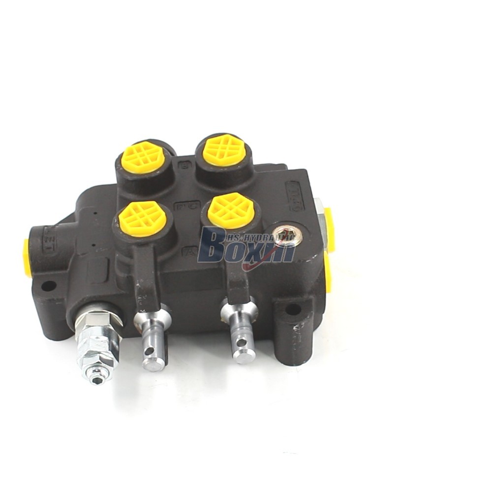 HSSP-2OT-J Manual 2 Spool Monoblock Directional Valve for Hydraulic Systems main image