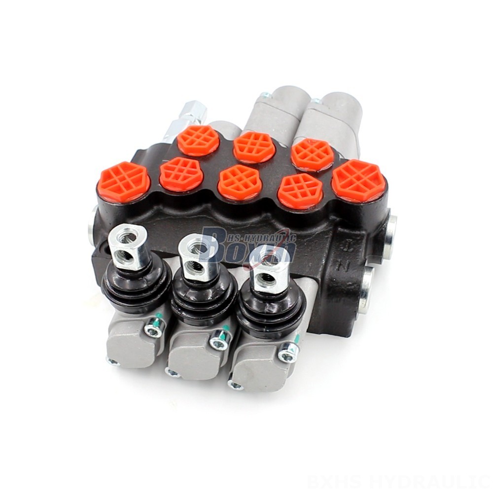 P40-G12-G38-OT-2QTW Manual 3 Spool Monoblock Directional Valve | Manufacturer & Global Supplier main image