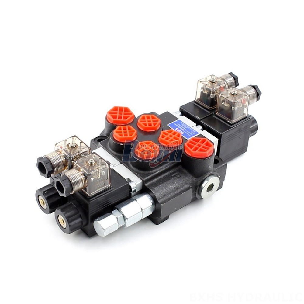 Private Label P40 Solenoid 2 Spool Monoblock Directional Valves main image