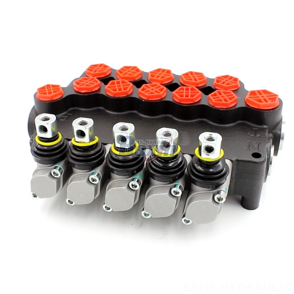 P80-G12-G38-OW Manual 5 Spool Monoblock Directional Valve: Manufacturer & Wholesale main image