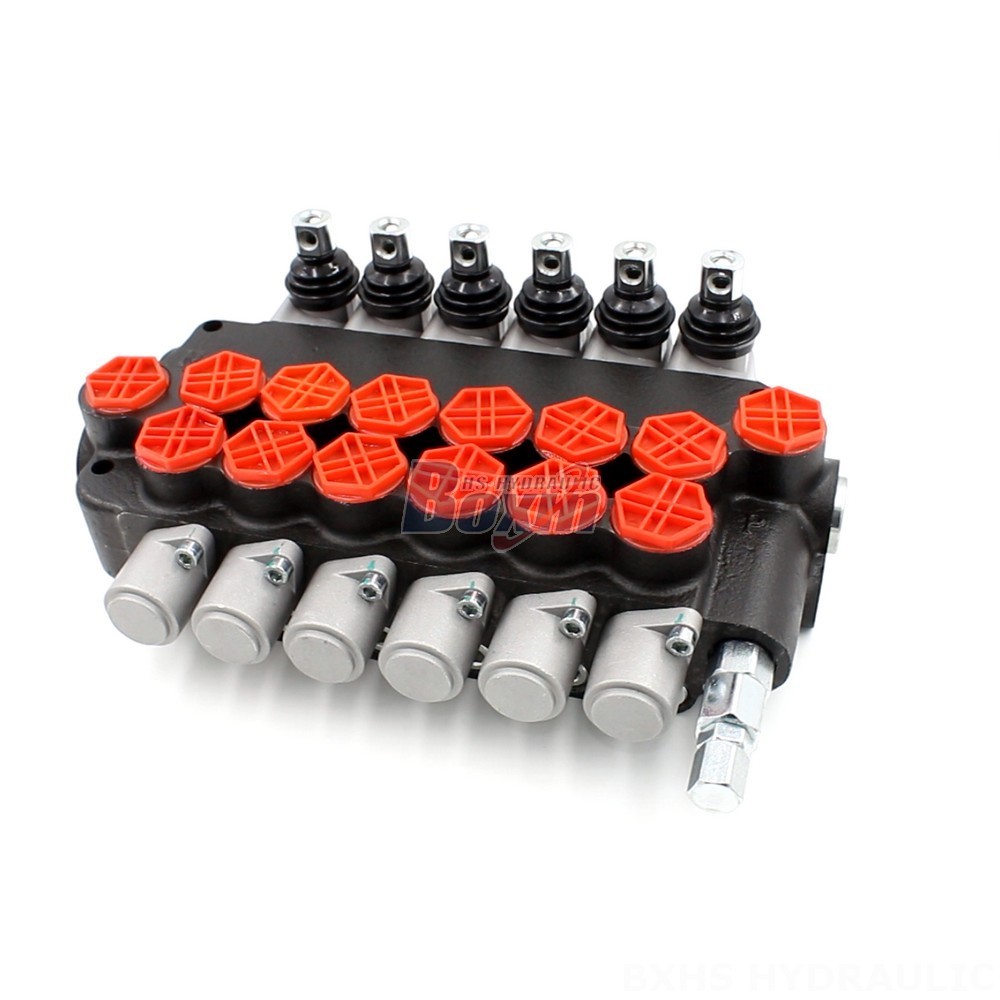 P80-G34 6-Spool Hydraulic Directional Valve | Factory Direct & Customizable main image