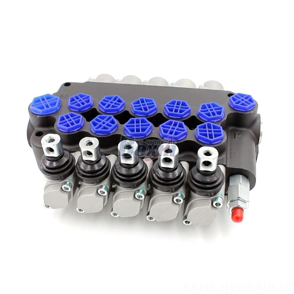 P80F-G34-OT Manual 5 Spool Monoblock Directional Valve cover photo