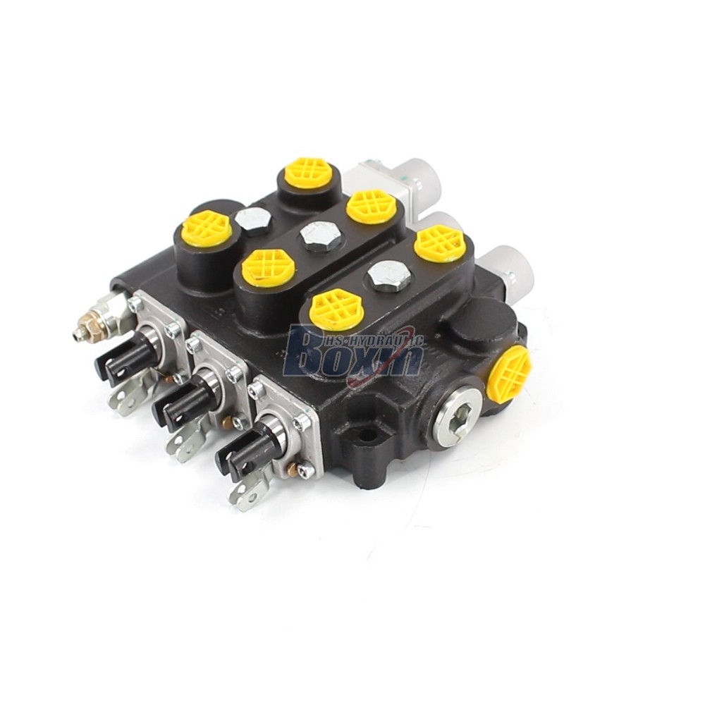 Bulk Order RD5300NPT-QTW-2OT 3 Spool Hydraulic Valve Direct from Factory main image