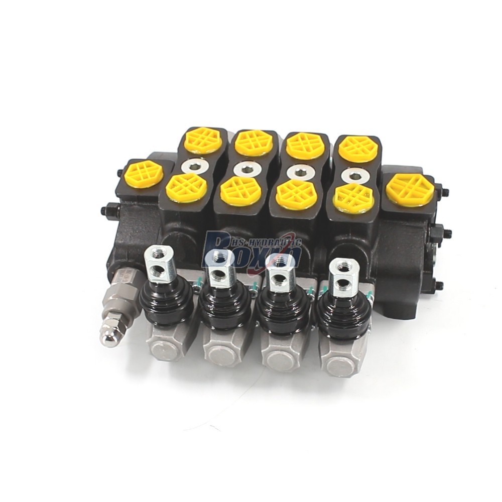 Wholesale SD8 Manual 4 Spool Sectional Directional Valve from Factory main image