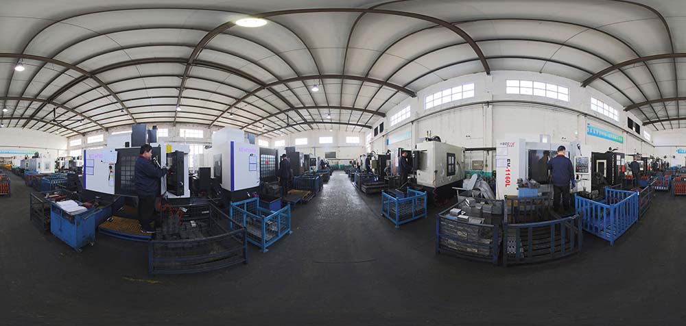 360° panoraamanäkymä Boxinhuasheng Hydraulicsin tehtaasta