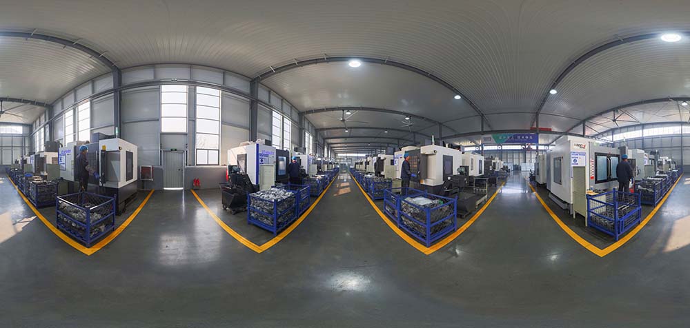 360° panoraamanäkymä Boxinhuasheng Hydraulicsin tehtaasta