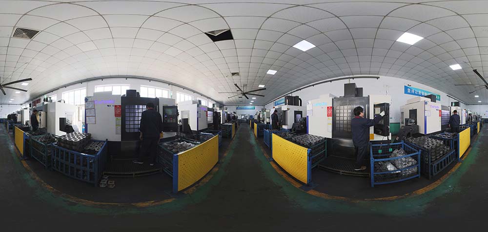360° panoraamanäkymä Boxinhuasheng Hydraulicsin tehtaasta