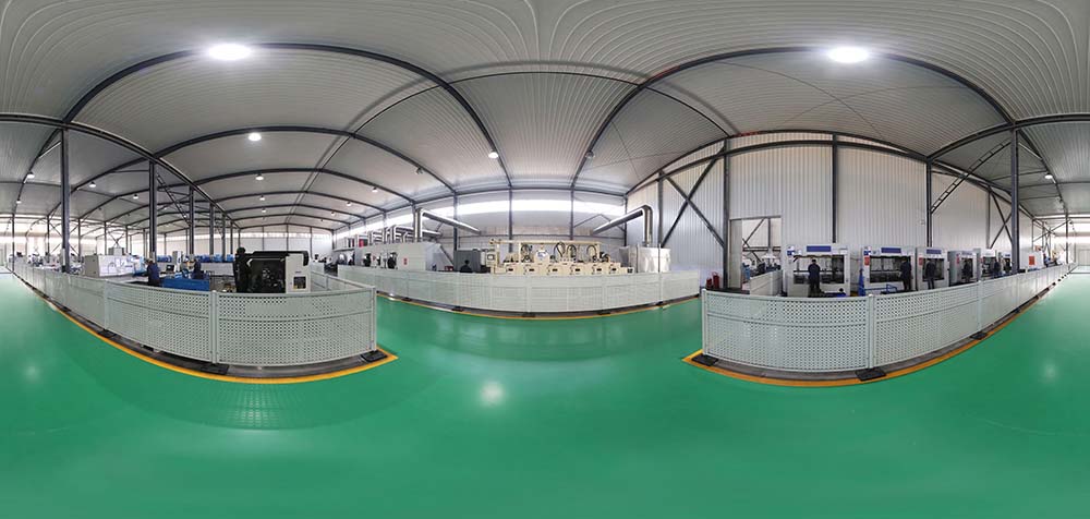 360° panoraamanäkymä Boxinhuasheng Hydraulicsin tehtaasta
